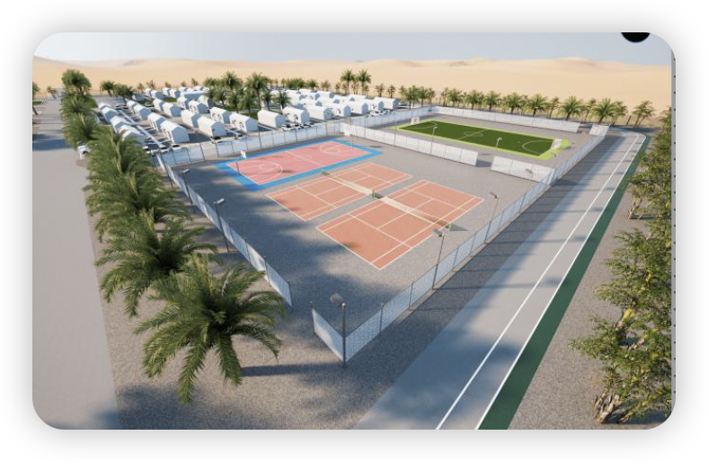 Won the bid for Saudi Aramco MGS Phase 3 camp landscaping project
